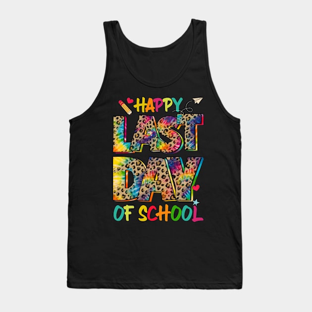 Happy Last Day Of School Shirt Teacher Graduation Gift For Kids Boys Girls Tank Top by truong-artist-C